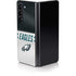 NFL Philadelphia Eagles White Striped Galaxy Z Fold5 5G Skin